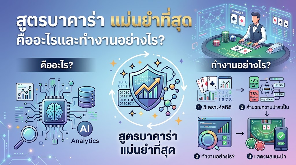 สูตรบาคาร่า แม่นยําที่สุด คืออะไรและทำงานอย่างไร?