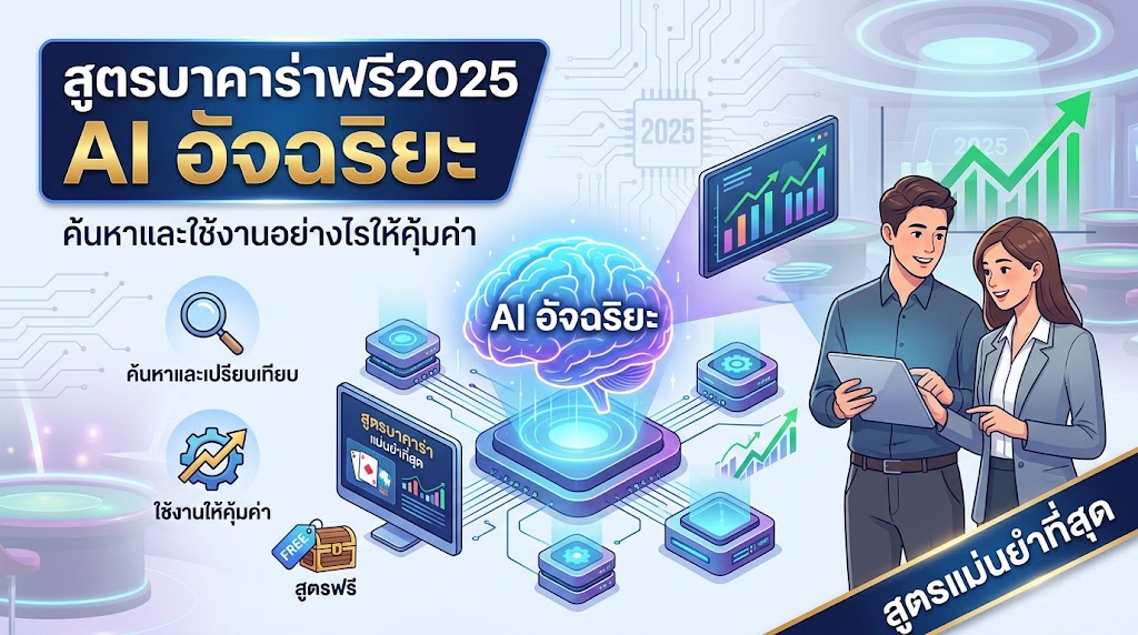 สูตรบาคาร่าฟรี2025 AI อัจฉริยะ: ค้นหาและใช้งานอย่างไรให้คุ้มค่า