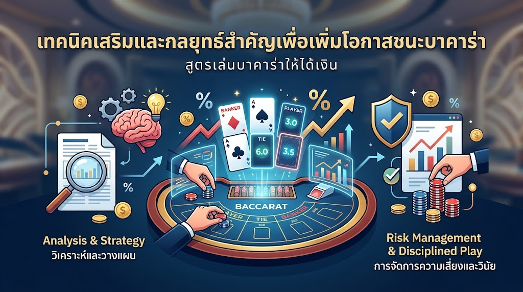 สูตร เล่น บา คา ร่า ให้ ได้ เงิน: บทนำและกติกาพื้นฐาน