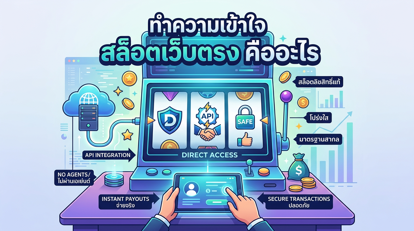 แนะนำ สล็อตเว็บตรง ยอดนิยมและน่าเชื่อถือ