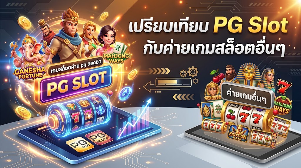 เกม สล็อต ค่าย pg ยอด ฮิต เปรียบเทียบกับค่ายอื่น