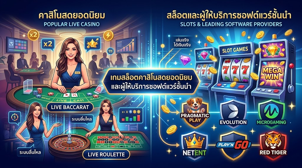 คาสิโนสด (live casino) สล็อต คืออะไร? ทำความรู้จักก่อนเริ่มต้น