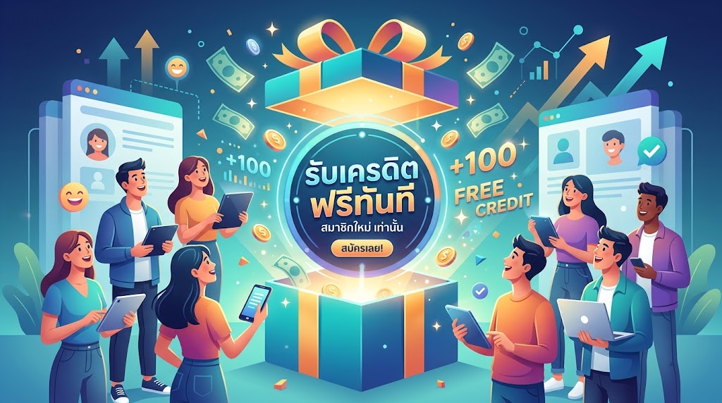 สมาชิกใหม่ รับเครดิตฟรีทันที คืออะไร และทำไมถึงเป็นที่นิยม