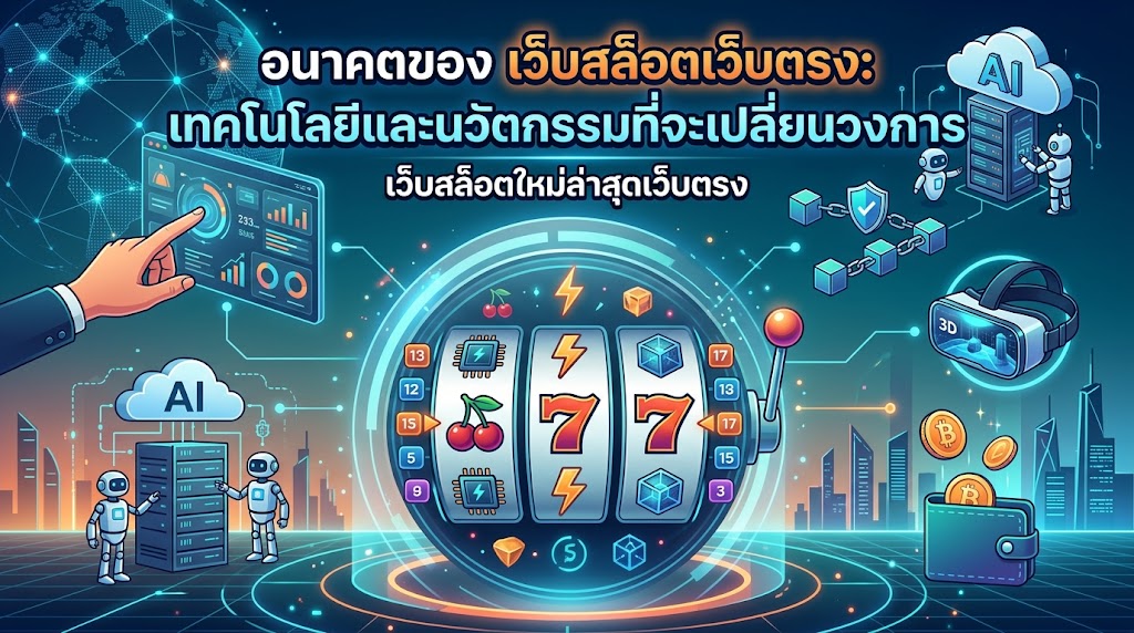 เปิดโลก สล็อตใหม่ 2024-2025: นวัตกรรมและฟีเจอร์เด่นที่น่าสนใจ