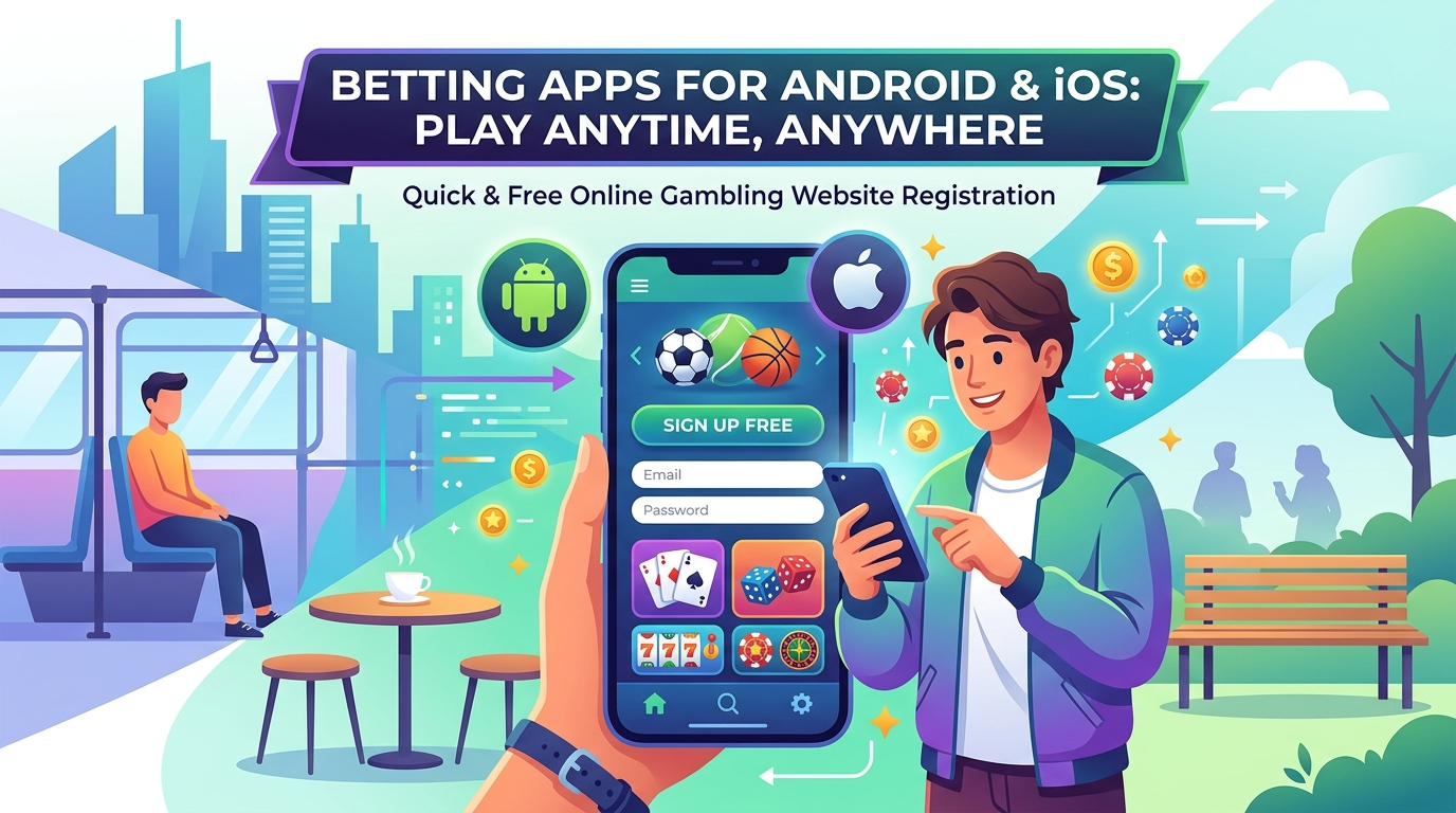 แอปเดิมพันสำหรับ Android และ iOS: เล่นได้ทุกที่ทุกเวลา