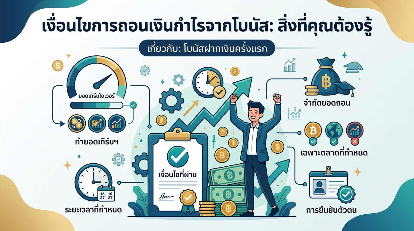 เจาะลึก 5 โบรกเกอร์ Forex/CFD ที่มีโบนัสฝากเงินครั้งแรกน่าสนใจในปี 2024