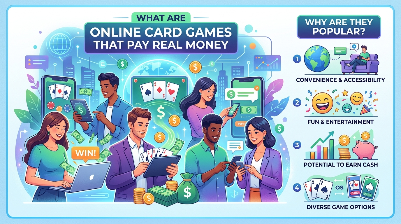 เกมไพ่ ออนไลน์ ได้เงินจริง คืออะไร? ทำไมจึงเป็นที่นิยม?