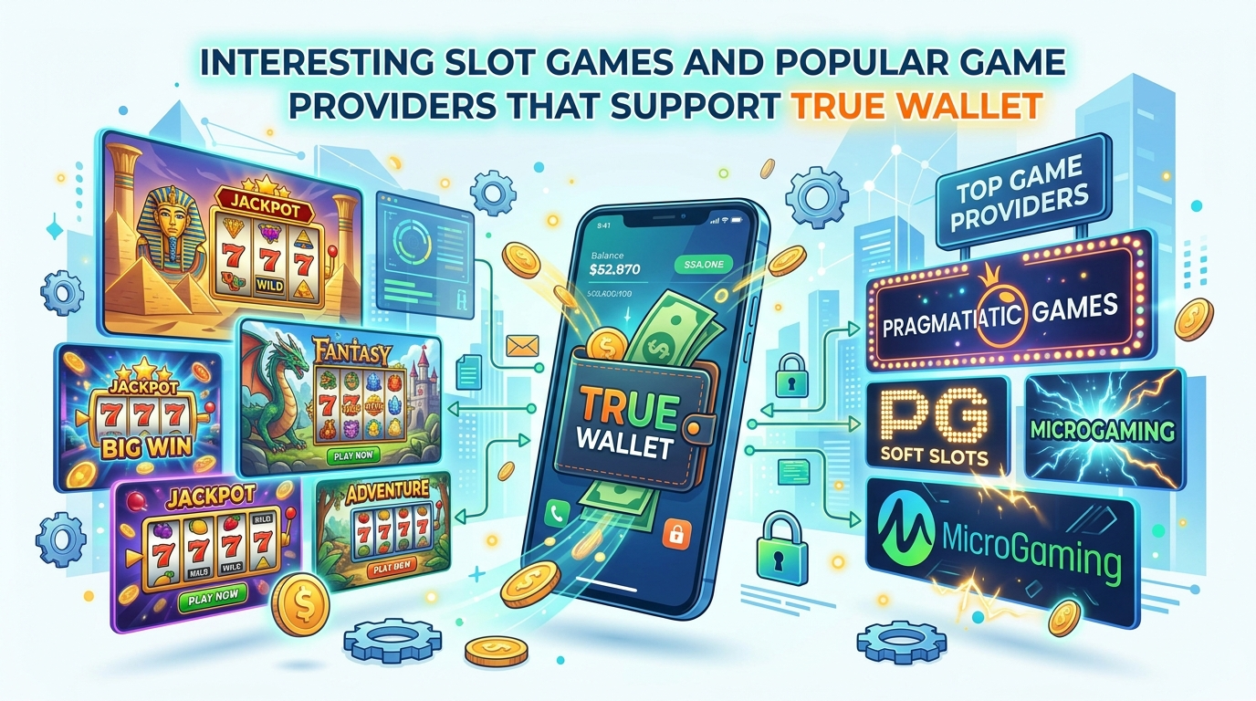 เกม สล็อต น่าสนใจและค่ายเกมยอดนิยมที่รองรับ True Wallet