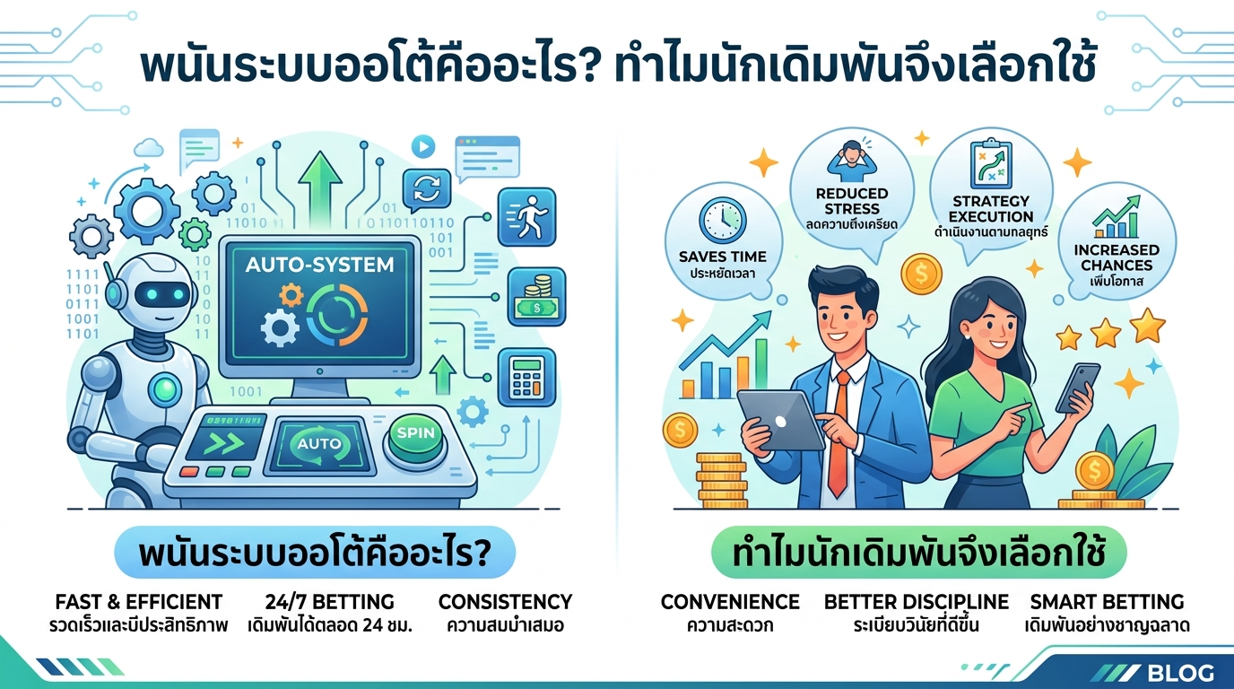 พนันระบบออโต้คืออะไร? ทำไมนักเดิมพันจึงเลือกใช้